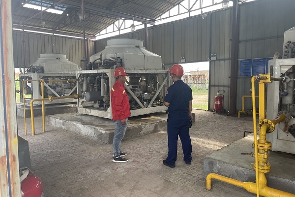 檢查現(xiàn)場。武隆區(qū)消防救援支隊(duì)供圖