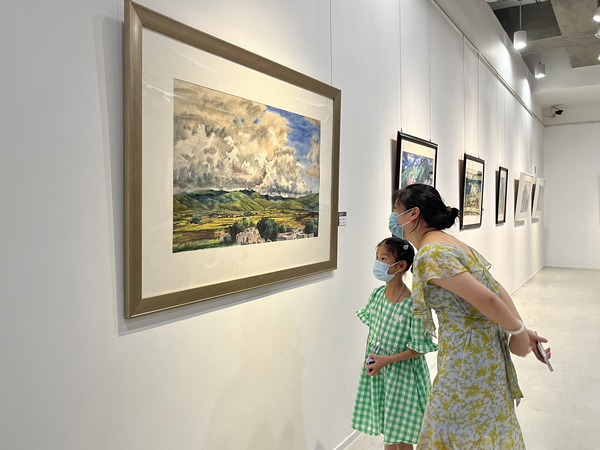 畫展現場。王琦美術博物館供圖