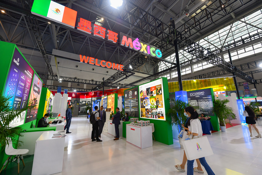 墨西哥展廳。鄒樂攝