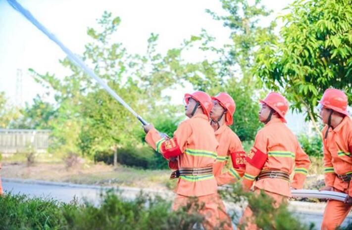 渝新歐消防演練。重慶交運集團供圖