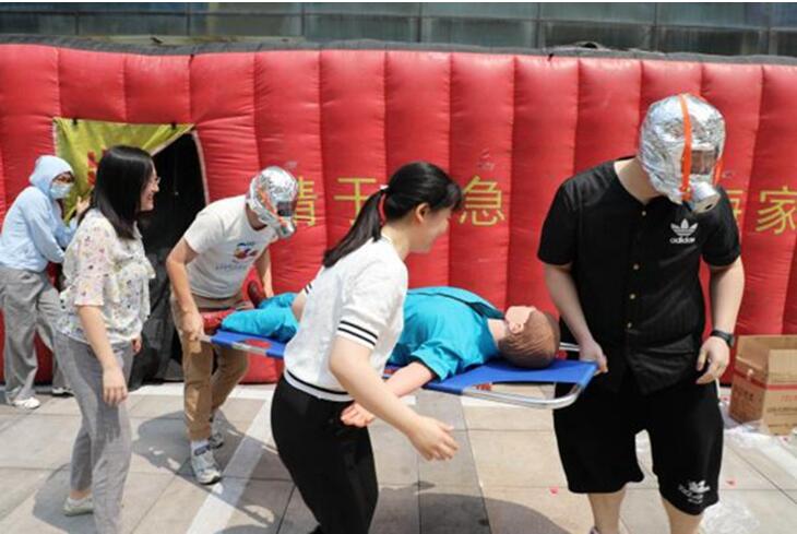 物資公司應(yīng)急演練。重慶交運集團供圖