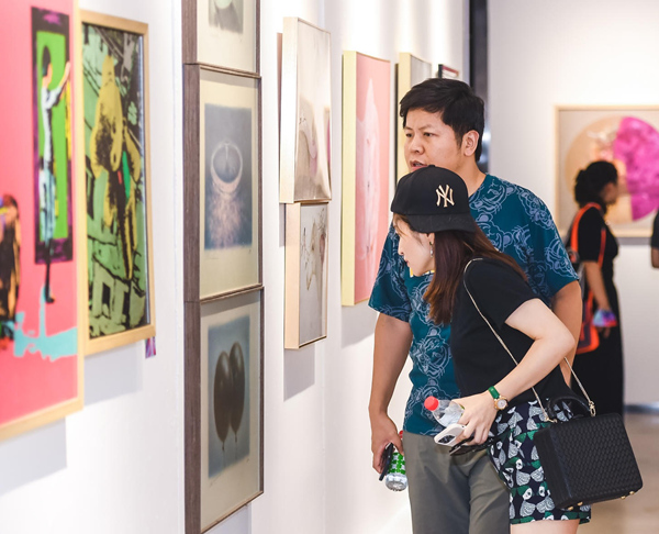 市民參展。金山意庫供圖