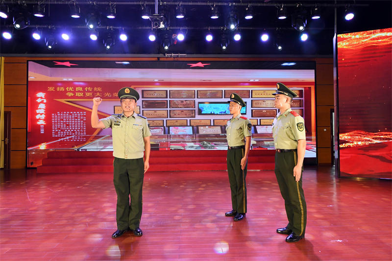 情景劇《永遠(yuǎn)的傳承》。郭傳武攝