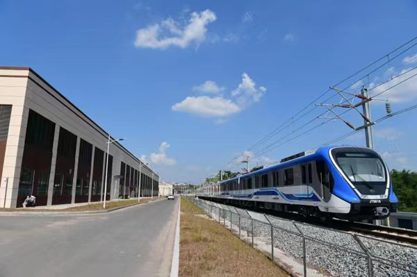 即將通車的市郊鐵路江津—跳磴線。蘇盛攝