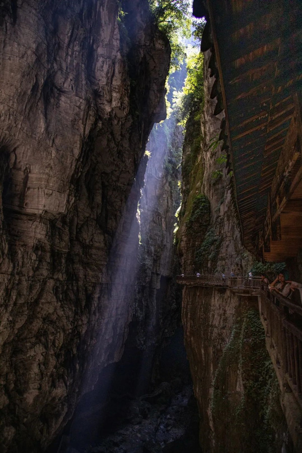 武陵山大裂谷景區(qū)。景區(qū)供圖