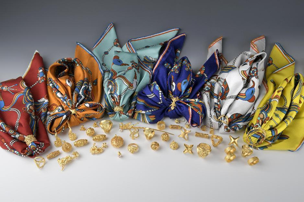 大足石刻寶華瓔珞文創(chuàng)作品。大足石刻文創(chuàng)園供圖