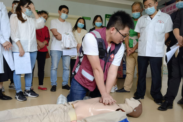 培訓(xùn)現(xiàn)場(chǎng)。璧山區(qū)衛(wèi)生健康委供圖