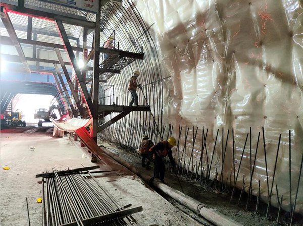 施工現(xiàn)場。丁衛(wèi)林?jǐn)z?