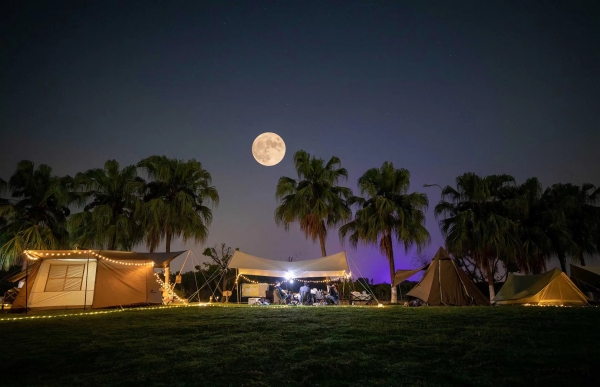 龍水湖夜景。大足區(qū)委宣傳部供圖