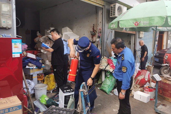 整治現(xiàn)場。奉節(jié)縣消防救援大隊供圖