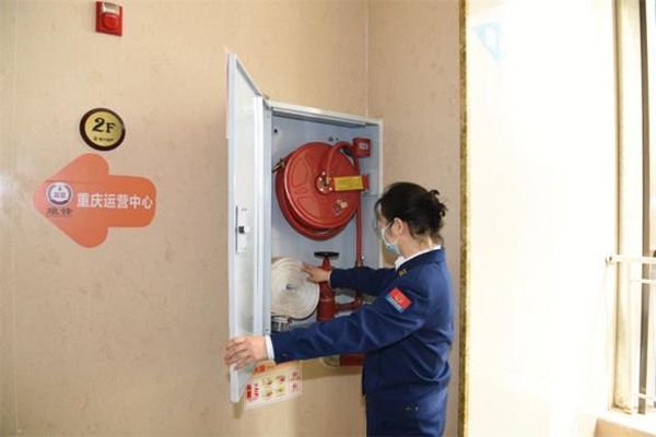 驗收現(xiàn)場。渝中區(qū)消防救援支隊供圖