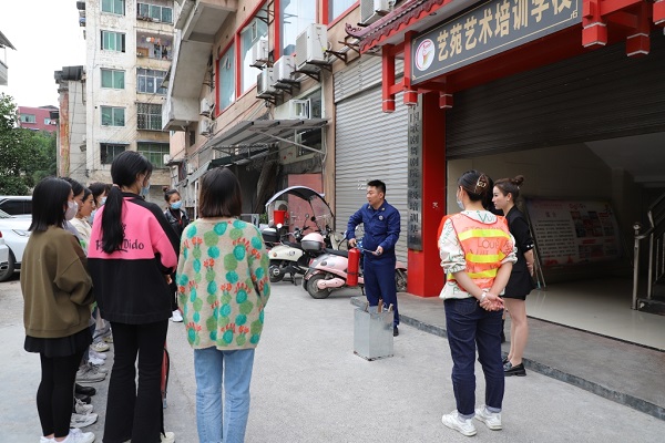 培訓(xùn)現(xiàn)場。秀山縣消防救援大隊(duì)供圖