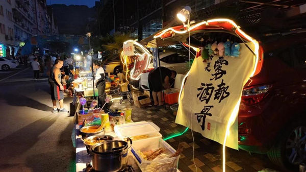 后備箱集市。景區(qū)供圖