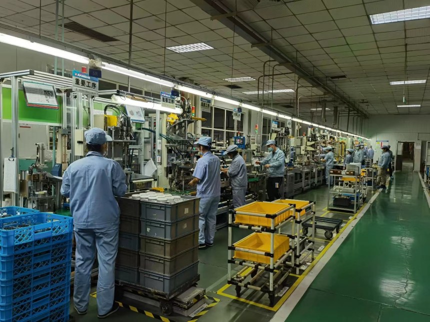 位于九龍坡區(qū)的重慶建設(shè)車用空調(diào)器有限責任公司順利復產(chǎn)。九龍坡區(qū)經(jīng)信委供圖