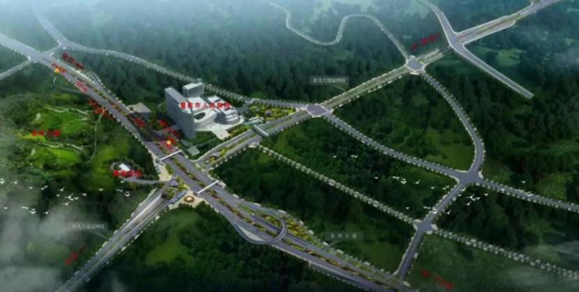 金星節(jié)點(diǎn)工程效果圖。渝高公司供圖