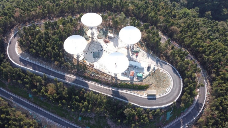 位于明月山的中國復眼一期。北理工重慶創(chuàng)新中心供圖