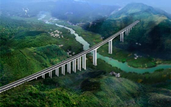 墊豐武高速公路效果圖。重慶市交通局供圖