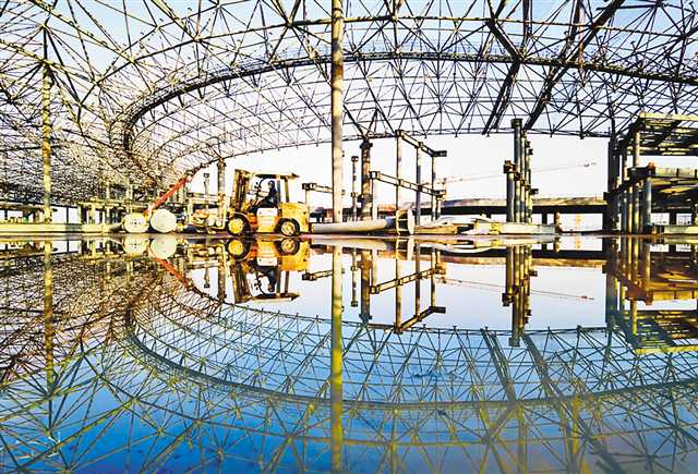 T3B輪廓初現(xiàn)。(江北機(jī)場供圖)