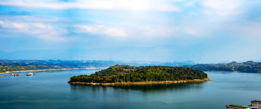 重慶皇華島國家濕地公園。