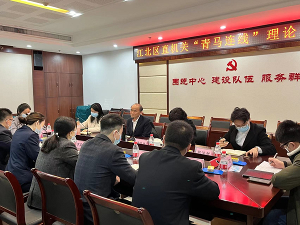 “青馬連線”青年理論學(xué)習(xí)分享會(huì)現(xiàn)場(chǎng)。蔣海濤攝