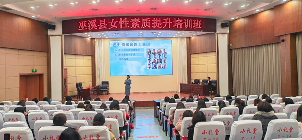 培訓(xùn)現(xiàn)場。巫溪縣婦聯(lián)供圖