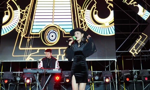 沙灘音樂節(jié)現(xiàn)場?；顒臃焦﹫D