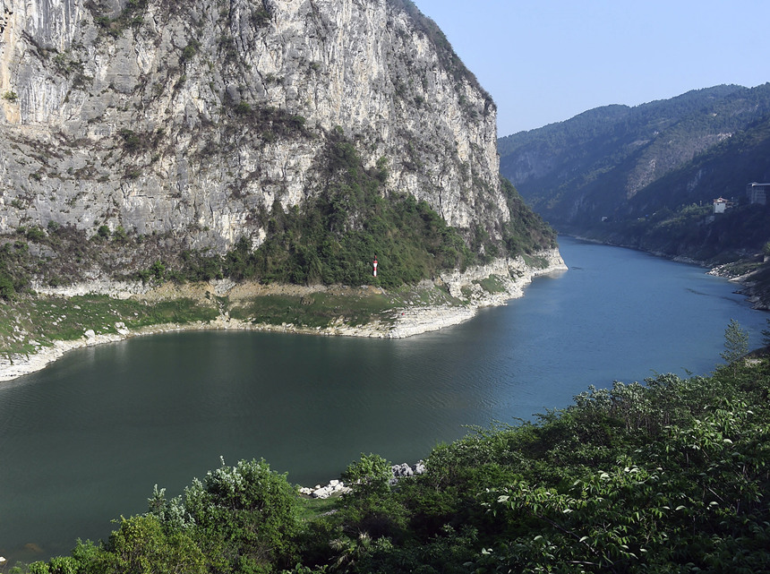 烏江畫廊重慶涪陵段景觀。黃河攝