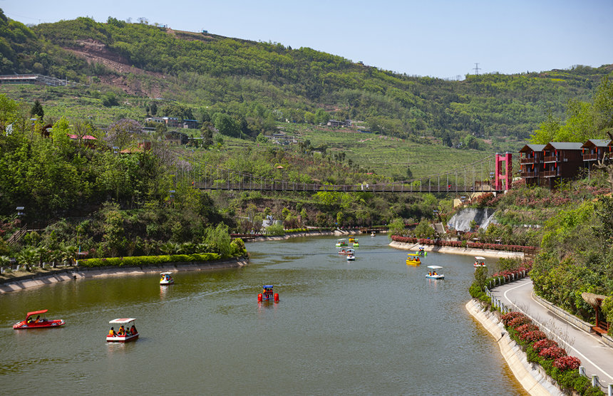 安瀾谷一角。冉孟軍攝