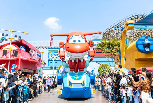 超級飛俠主題樂園。景區(qū)供圖