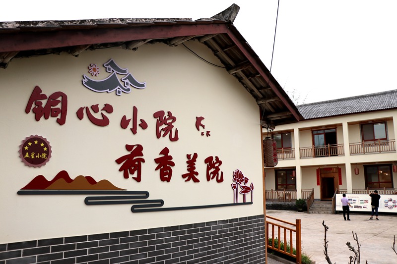 干凈整潔的荷香美院。胥世鵬攝