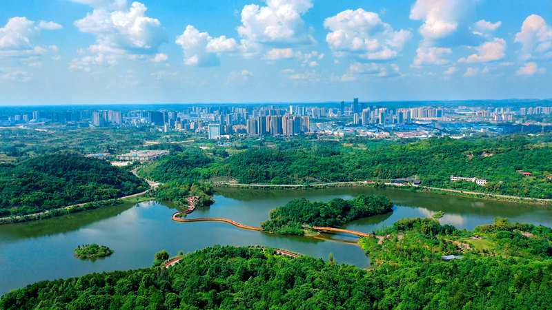 銅梁區(qū)玄天湖景區(qū)。銅梁區(qū)委宣傳部供圖