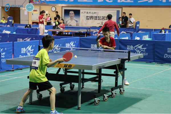 比賽現(xiàn)場。重慶市乒乓球協(xié)會供圖