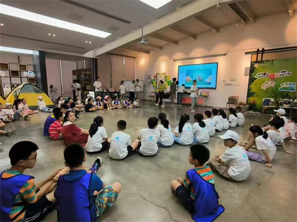 活動現(xiàn)場。渝中區(qū)青少年校外活動中心供圖