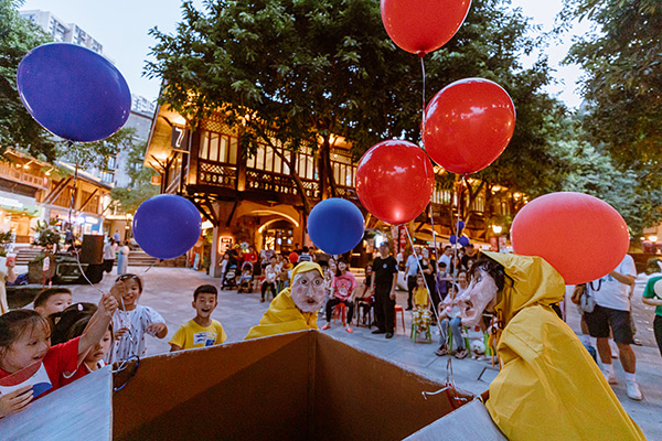 藝術(shù)節(jié)現(xiàn)場。重慶天地供圖