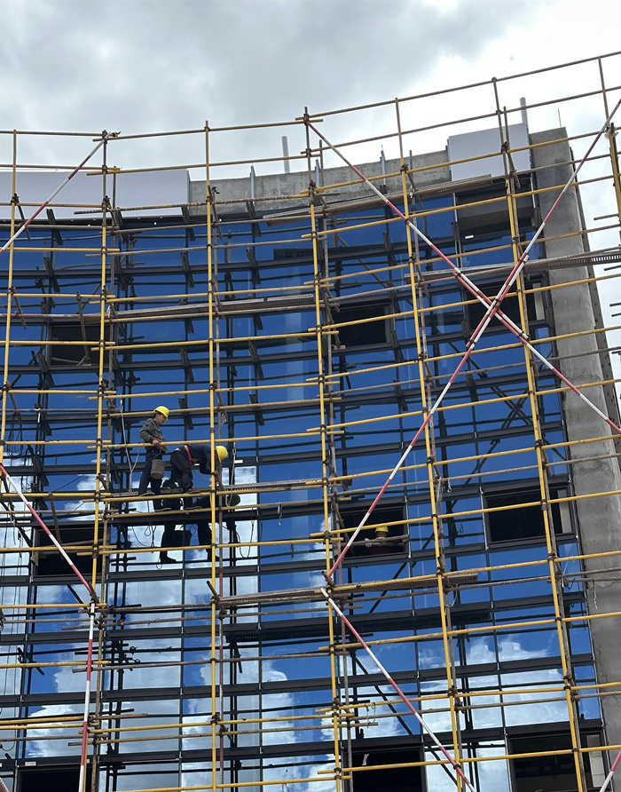 渝昌工人文化館建設(shè)現(xiàn)場。劉政寧攝