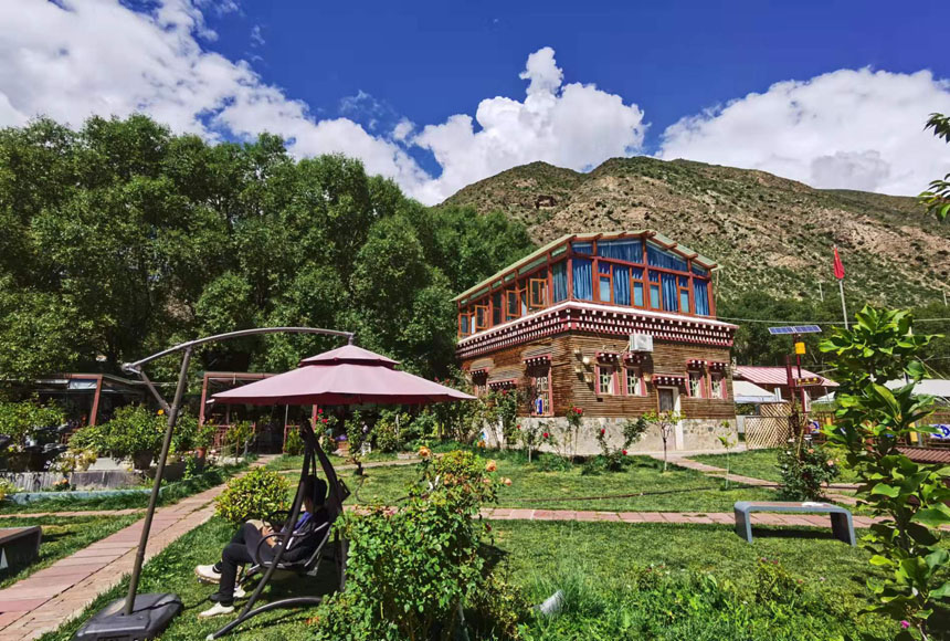 位于察雅縣吉塘鎮(zhèn)的灑咧營地。姜峰攝