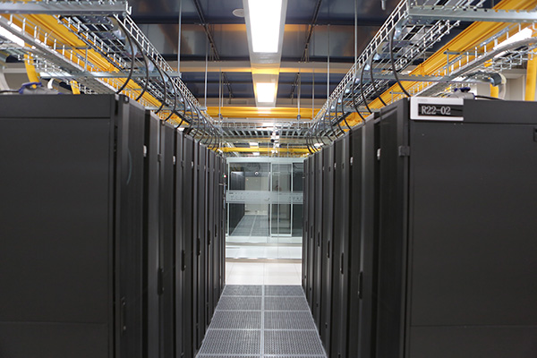 重慶農(nóng)商行魚嘴數(shù)據(jù)中心機(jī)房。重慶農(nóng)商行供圖