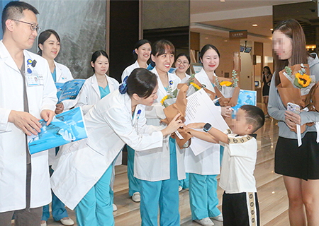 活動現(xiàn)場。重慶安琪兒婦產(chǎn)醫(yī)院供圖