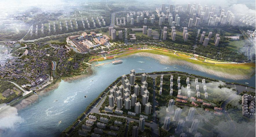 沙濱路濱江片區(qū)治理提升效果圖。沙坪壩發(fā)布供圖