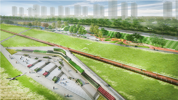 雙碑大橋至渝懷鐵路濱江片區(qū)。沙坪壩發(fā)布供圖