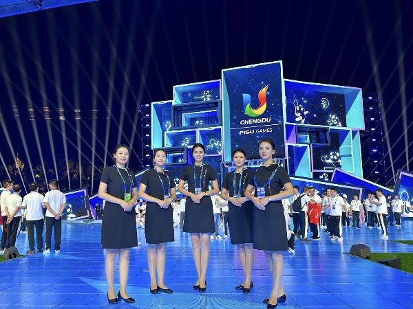 金科服務(wù)在第31屆世界大學(xué)生夏季運(yùn)動(dòng)會(huì)服務(wù)。金科服務(wù)供圖