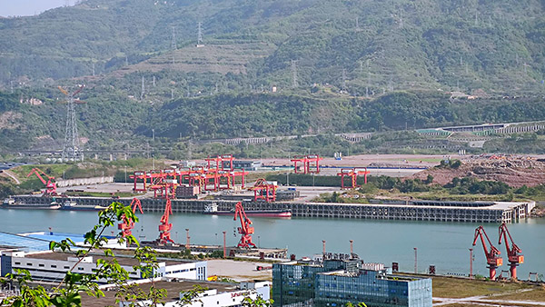 投貸聯(lián)動支持的涪陵龍頭港鐵路專用線工程。農(nóng)發(fā)行重慶市分行供圖