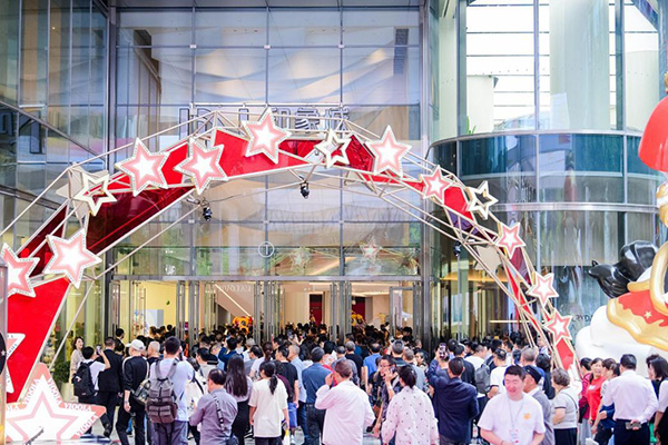 重慶印象城開業(yè)現(xiàn)場。重慶萬科供圖