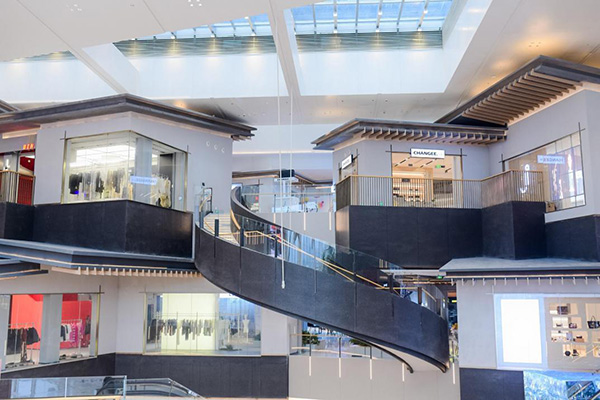 重慶印象城商場內(nèi)部。重慶萬科供圖