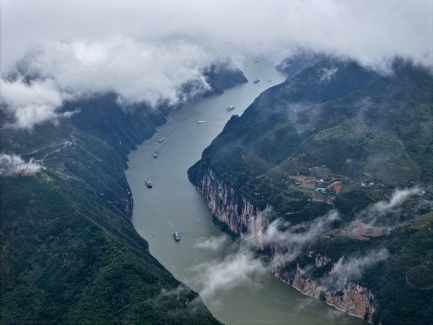 瞿塘峽風(fēng)光。王正坤攝
