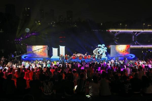 中央公園中秋音樂(lè)會(huì)。渝北區(qū)文化旅游委供圖