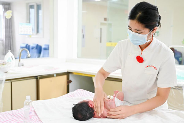 產(chǎn)科優(yōu)質(zhì)服務(wù)。江津區(qū)婦幼保健院供圖