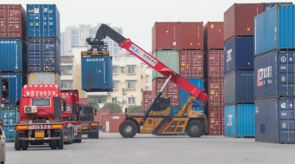 西部陸海新通道重慶無水港。受訪單位供圖
