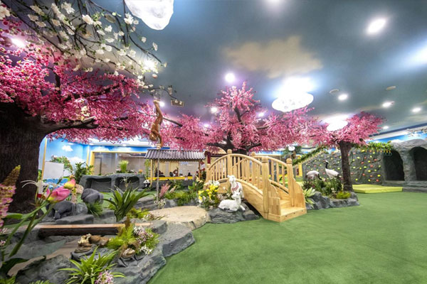 “情景式大運動訓(xùn)練室”。永川區(qū)婦幼保健院供圖