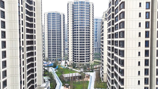 中國電建地產(chǎn)洺悅城·璽悅交付實景圖。中國電建地產(chǎn)供圖